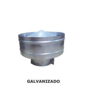 SOMBRERO ANTIRREGOLFANTE GALVANIZADO 250 MM.