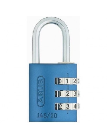 CANDADO COMBINACION AZUL 20 MM. 145/20