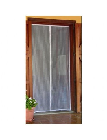 MOSQUITERA PUERTA IMAN REDUCIBLE 120X240 BCO.