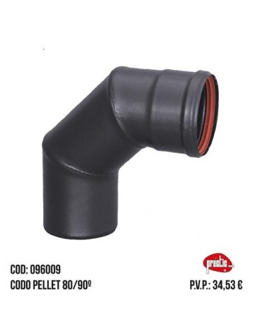 CODO PELLET 80/90º 096009