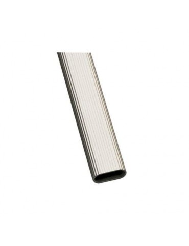 TUBO ARMARIO 1 30X15X1,4MM.2M.ALUMINIO PLATA 18443