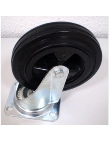 RUEDA GIRATORIA GOMA 140 MM. 2-2885
