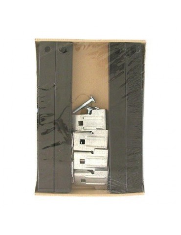 PATAS SOMIER SIN RUEDAS 30X30 NEGRAS (JUEGO) R-108