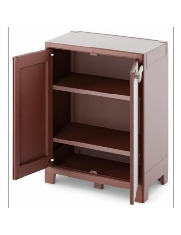 ARMARIO BAJO 80X44X100 MARRON 09762BRC