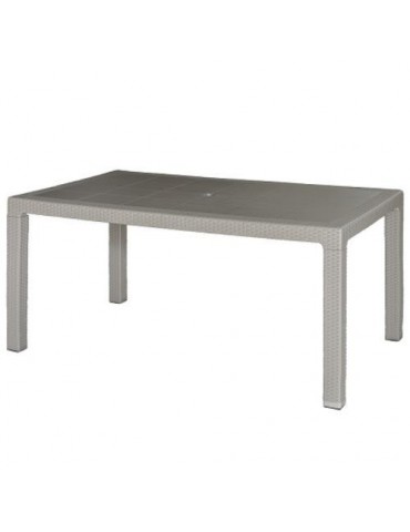 MESA ELEGANTE RATAN TAUPE 150X90X72 CM 4090-02