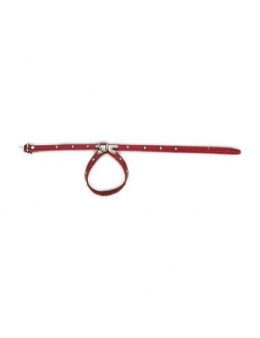 PETRAL CUERO CON CASCABEL 02003
