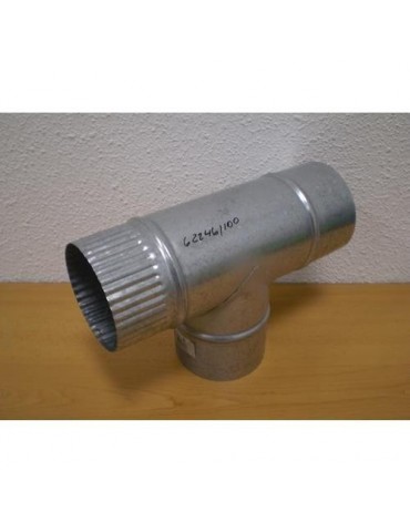 TE GALVANIZADA 120 MM.