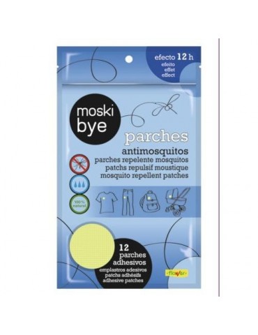 PARCHE ANTIMOSQUITOS 12 UD. CON CITRONELA 1-20550