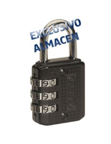 CANDADO COMBINACION 30 MM. NEGRO 715/30