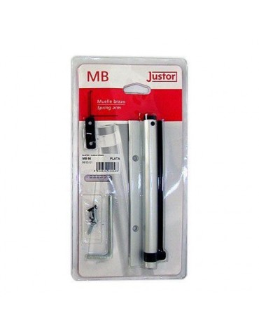 BRAZO CON MUELLE 56 PLATA 5613
