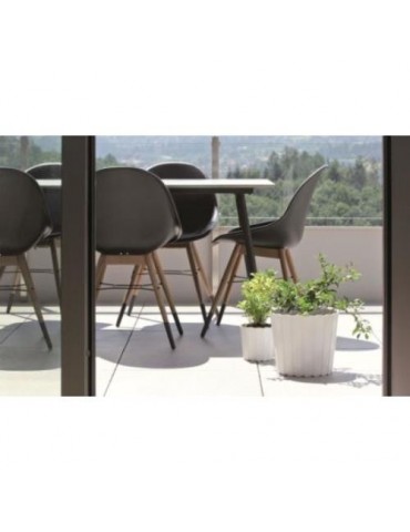 MACETA INT./EXT.1,4L 15CM BLANCA BOARDEE BASIC