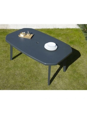 MESA MIAMI 165 ANTRACITA 72X165X100CM. 52260002