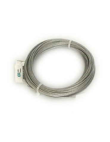 CABLE ACERO 6X19+1 6 MM. (ROLLO 25 M.)