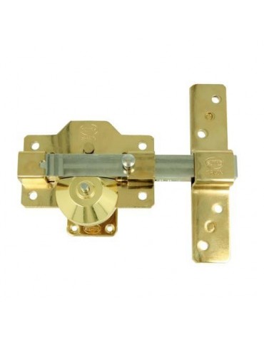 CERROJO SEGURIDAD 1PLUS 90X154 ORO 22019