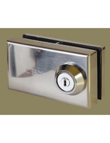 CERRADURA PARA CRISTAL 1/2 A LATONADO URA 01-T