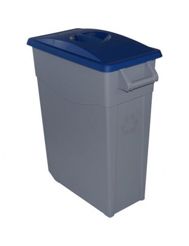 CONTENEDOR ZEUS 65 L. (TAPA CERRADA) AMARILLA
