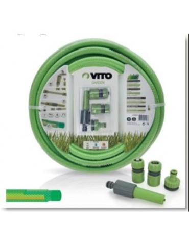 KIT MANGUERA RIEGO COMPLETO 5/8 15M VIK6015