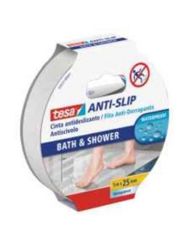 ANTIDESLIZANTE BAÑOS Y DUCHAS 5METROSX25MILIMETROS