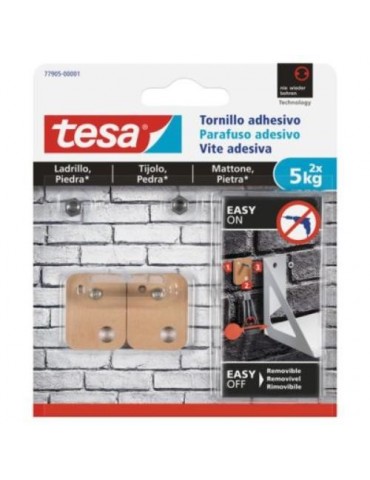TORNILLO ADHESIVO CUADR. 5 KG. LADRILLO/PIEDRA