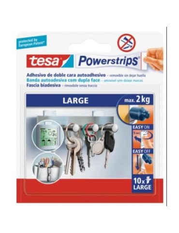 TIRAS POWERSTRIPS GRANDES BLISTER 10 UDS. 58060