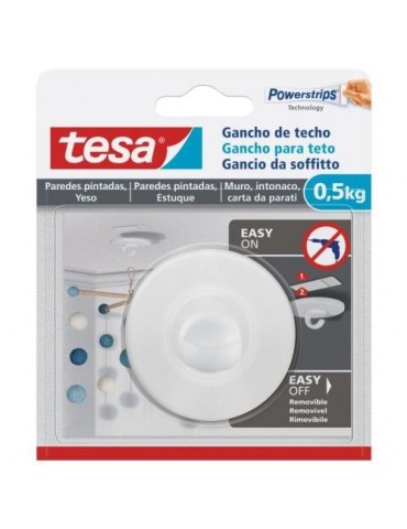 GANCHO ADHESIVO TECHO PARED PINTADA 0,5KG. 77781