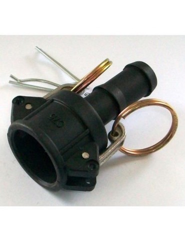 CONECTOR CAMLOCK POLIPROPILENO 3/4" T-C