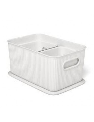 SET 3 CESTAS 1X5L+2X1,5L+TAPA BAOBAB BCO.PERGAMON