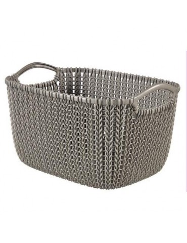 CESTO RECTANGULAR 19 L. MARRON 230001