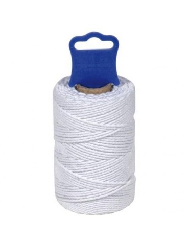 HILO ALGODON CABLEADO 1MM. 250M. BLANCO