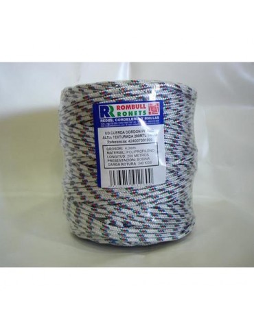 CUERDA TRENZADA ALMA PP. 4 MM. TRICO 200 M.