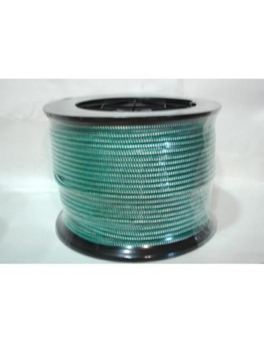 CUERDA TRENZADA ALMA PP. 6 MM. BLC/VERDE 200 M.
