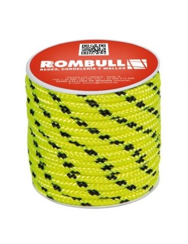 CUERDA CTA100 PES 06MM. 15M. AMARILLO FLUOR