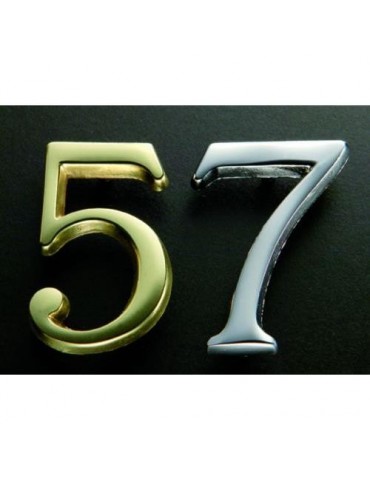 NUMERO LATON/50 NIQUEL SATINADO 8 E31008S