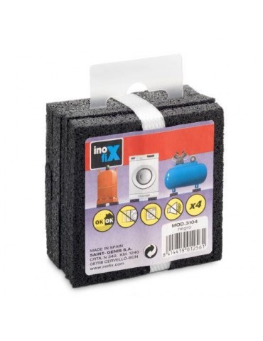 ALMOHADILLA ANTI-VIBRACION NEGRO (BL.-4) 3104-3