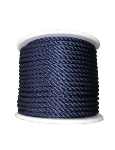 CORDON POLIESTER 10 MM. AZ. NAVY HYC-BRAID 100 M.