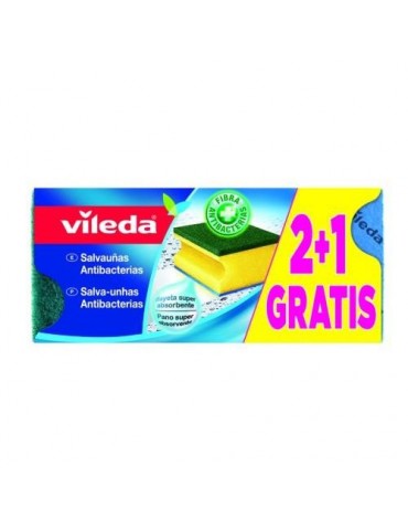 SALVAUÑAS ANTIBACTERIAS VERDE 2+1 139451