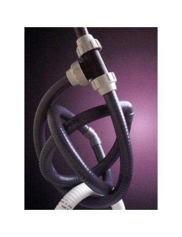 HIDROTUBO 16X20 GRIS ROLLO 25 M.
