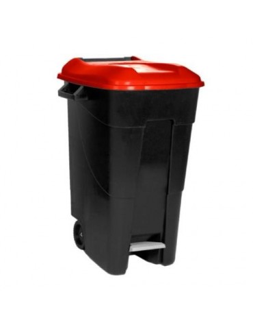 CONTENEDOR BASURA 120 L. ROJO 423109