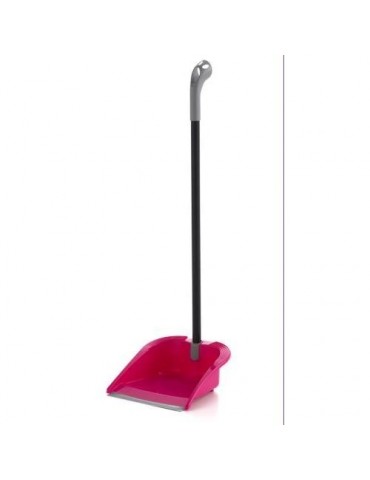 RECOGEDOR PLEGABLE FUCSIA CON PALO 09022