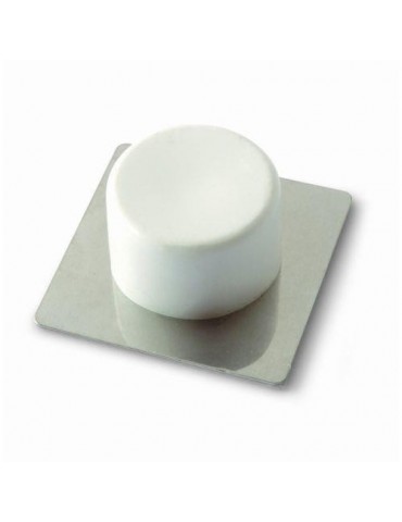 TOPE PUERTA ADH.ACERO INOX BLANCO B90010B