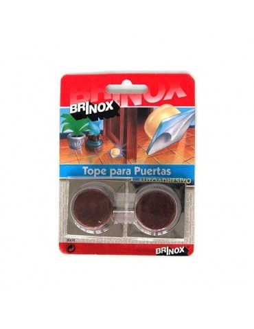 TOPE PUERTA ADHESIVO MARRON (DISPLAY-2) 9006