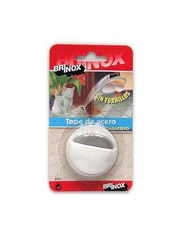 TOPE PUERTA ADH.ACERO LACADO BLANCO B90040D