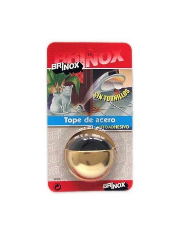 TOPE PUERTA ADH.ACERO DORADO B90040K
