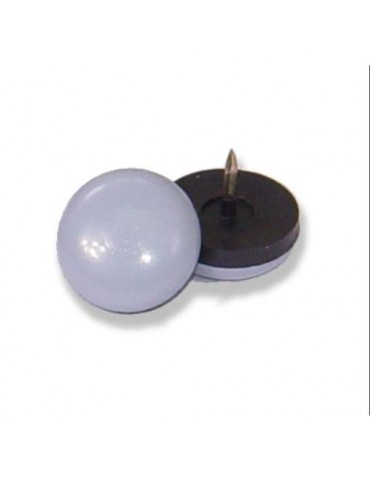 DESLIZADORES PARA MUEBLES C/CLAVO Ø22MM GRIS 6 UDS