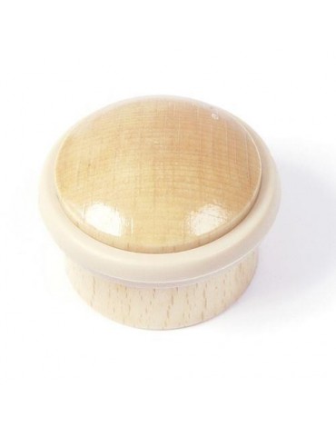 TOPE PUERTA ADHESIVO CILÍNDRICO MADERA HAYA