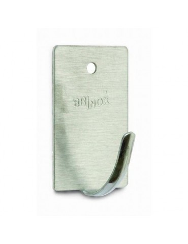 COLGADOR GANCHO ADHESIVO INOXIDABLE (DISPLAY-3)