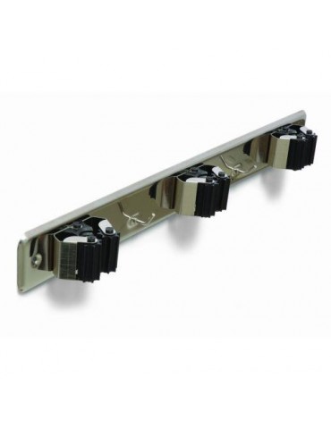 CUELGA ESCOBAS CON RODILLO TRIPLE (DISPLAY-1) 7066