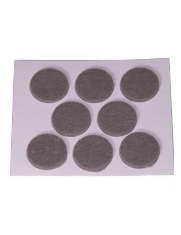 FIELTRO ADHESIVO DISCO 25 MM. GRIS DISPLAY-8