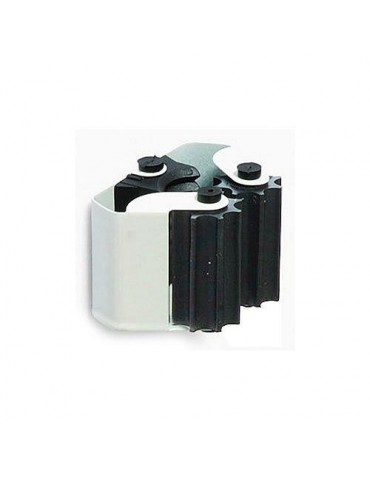 CUELGA ESCOBAS CON RODILLO BLANCO (DISPLAY-2) 7064