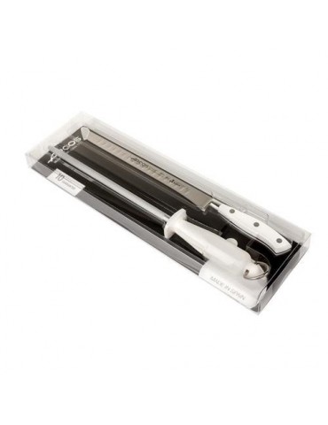 SET CUCHILLO JAMONERO+CHAIRA SERIE RIVIERA 852000